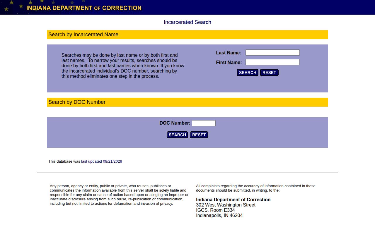 IDOC offender search for Jefferson County state-prison records
